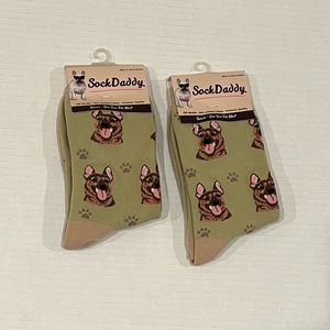 NWT Sock Daddy - German Shepherd Socks, 2 pairs, one size fits most, unisex